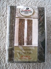 Mossy Oak Break-Up Infinity Camouflage Print Curtain 2 Panels, 80"x84" NIP