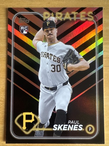 2 Paul Skenes 2024 Topps Update Holiday Bronze FOIL Rookie Card #us100 (7460)