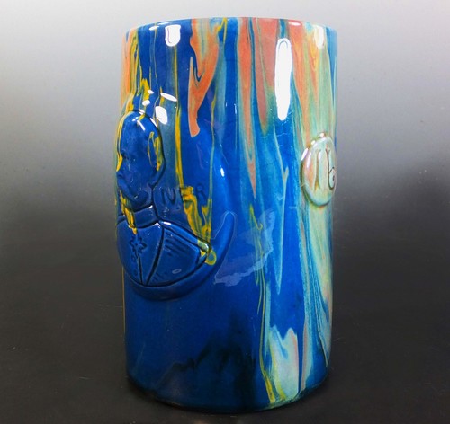 STUNNING, LARGE & VERY RARE EDMUND ELTON COMMEMORATIVE LORD KITCHENER TANKARD - Picture 2 of 12