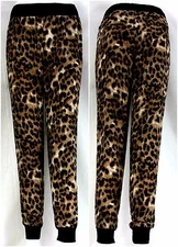 In Style- Women's Lounge Leopard Print Pants- 16204DP Multiple Sizes- 799A