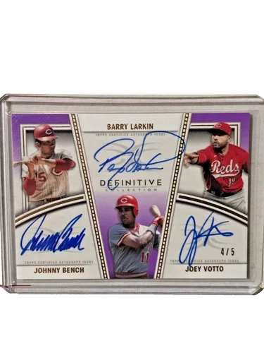 Johnny Bench Autographed Baseball Cards