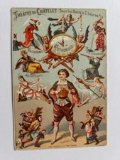 Antique 1870's Wizard Merlin Nostradamus Demon Fairy Opera Victorian Trade Card