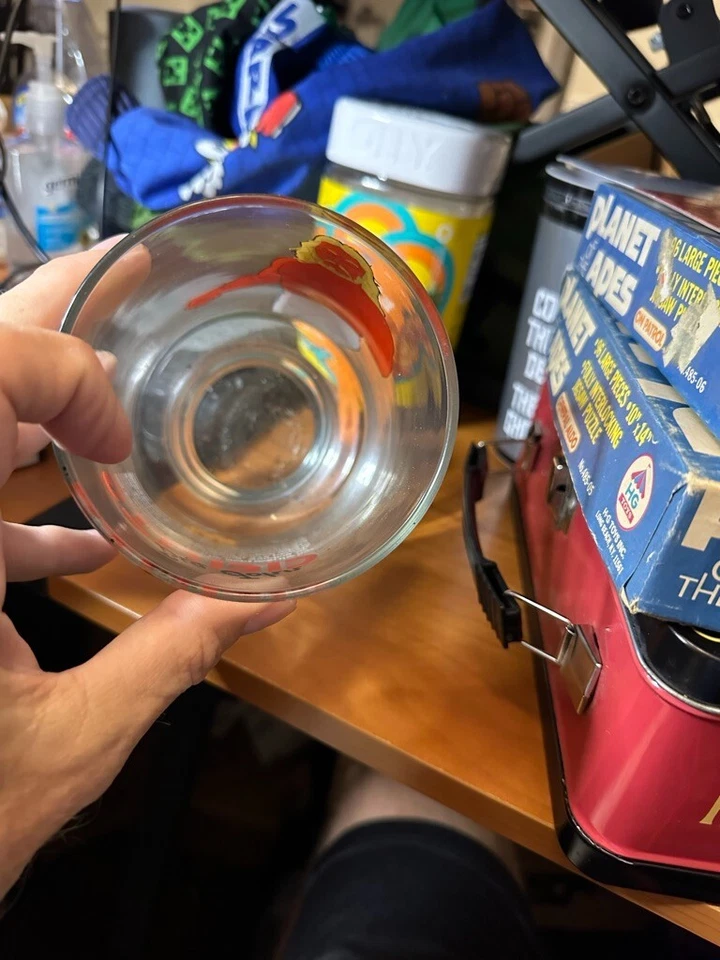 De colección 1985 WWF Wrestling Big John Studd Glass 6-3/4" 28 OZ WWE Foto 2 de 3