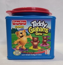 Retired 2002 Fisher Price Teddy Grahams Game Learn Strategy  Colors Complete