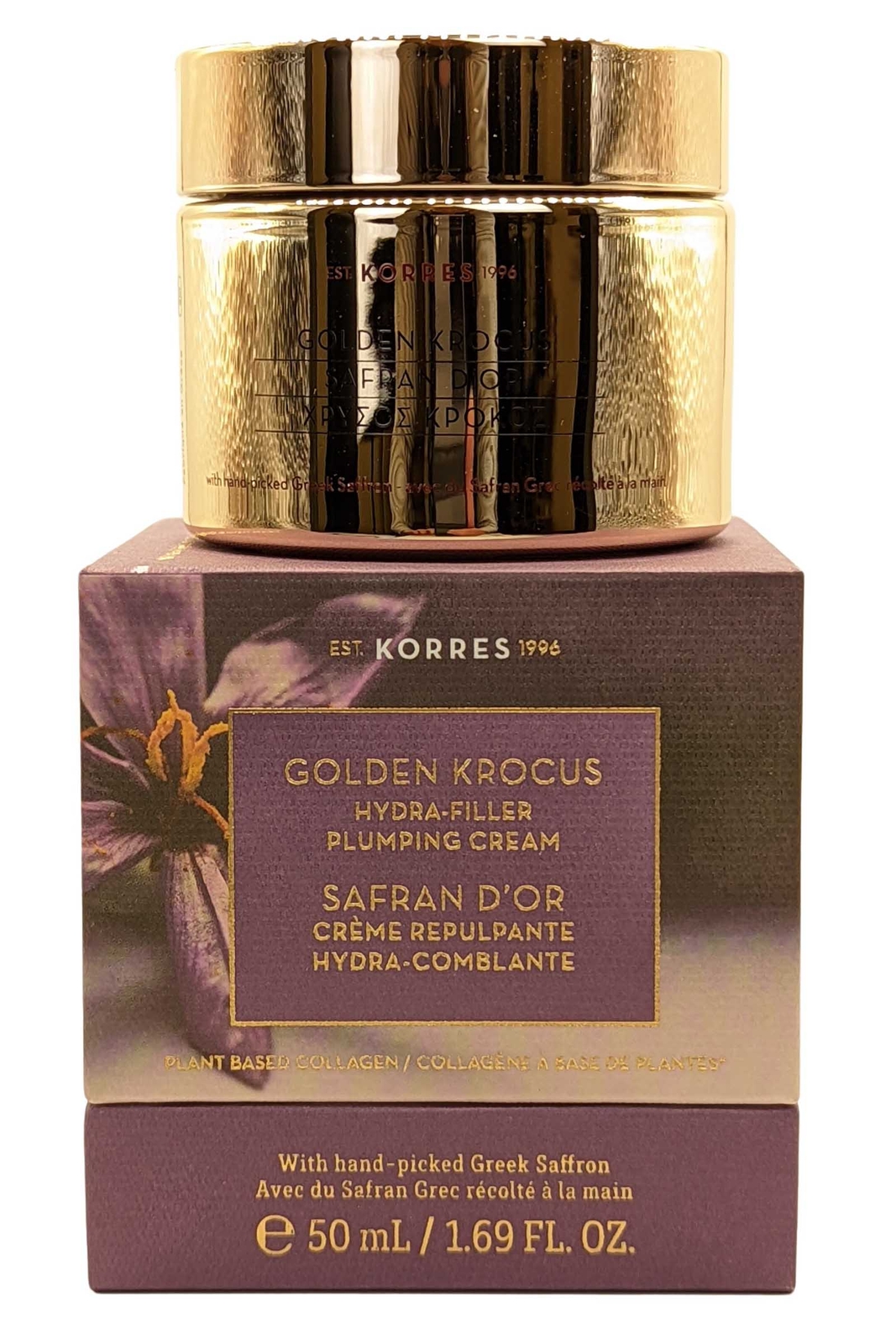 Korres Dorato Krocus Pelle Volumizzante Crema 50ml Safran D'O