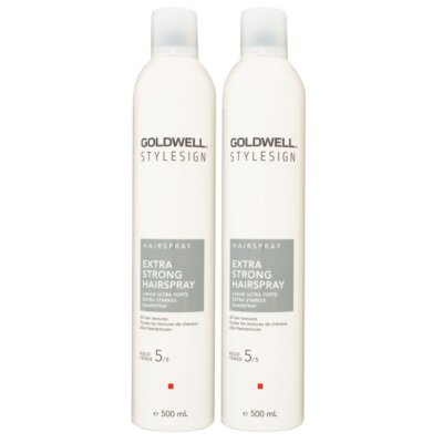Goldwell Stylesign extra strong Hairspray 2 x 500 ml Haarspray starker Halt Set