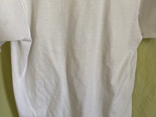 Vintage Single Stitch Dog And Paws weißes T-Shirt Größe Large hergestellt in den USA - Bild 10 von 15