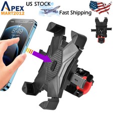 Bicycle Motorcycle Mount Holder MTB Bike Handlebar Silicone for Cell Phone GPS