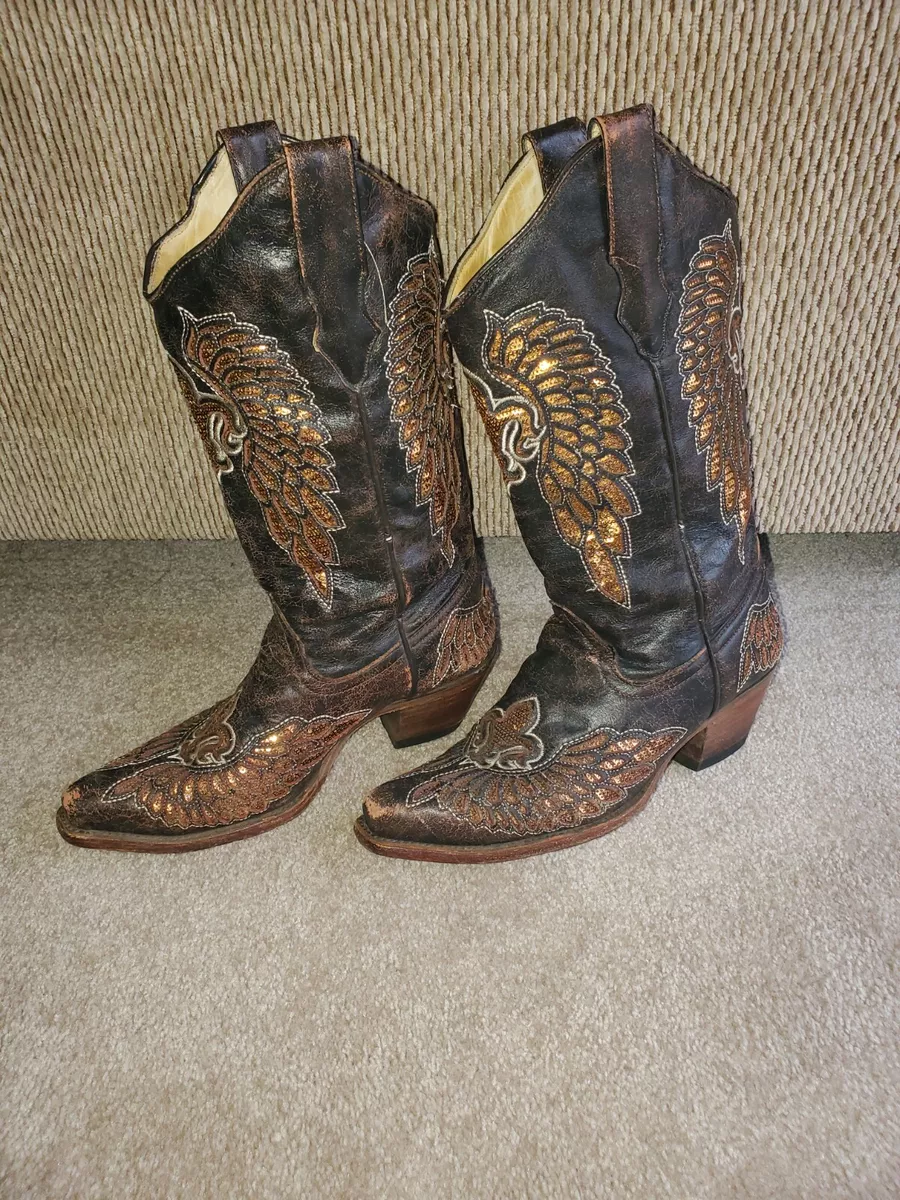 Corral fleur de shop lis cowboy boots