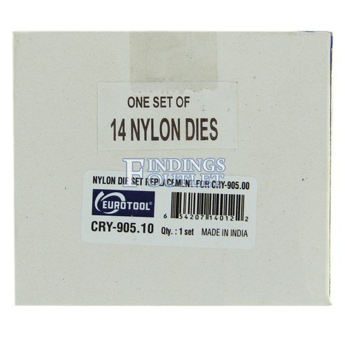 Replacement Nylon Die Set For Watch Case Press 7 Hollow And 7 Flat Nylon Dies - Picture 2 of 8