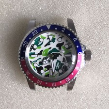 For 39.5mm Men's Mechanical Watch NH35 Movement Stainless Steel Watch Bezel Case