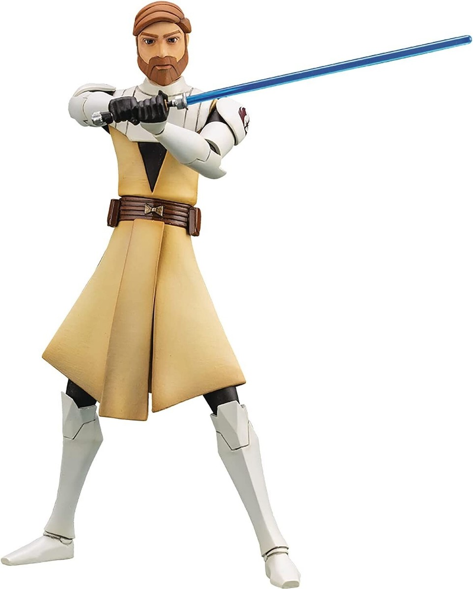 Star Wars Clone Wars Obi Wan Kenobi ArtFx + Statue Kotobukiya | eBay