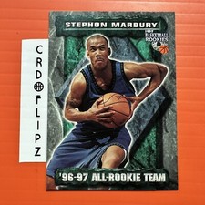 1997 Score Board Rookies #76 Stephon Marbury ART