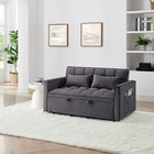 New ListingConvertible Sleeper Sofa Bed Loveseat 2 Seater Sofa w/ Pull Out Bed & 2 Pillows