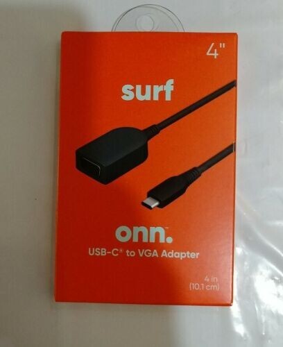 USB-C To VGA Adapter From ONN. New