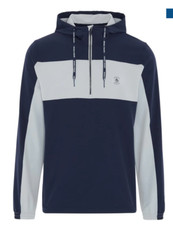 Original Pinguin 1/4 Zip 90er Farbe Wind Top Pearl Blue.