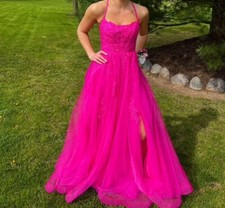 La femme Prom dress Bright Pink Size 2