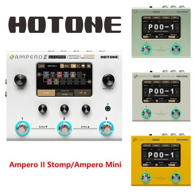 Hotone Ampero II Stomp/Ampero Mini Gitarre IR Kabinette Ausdruck Multi-Effekte D