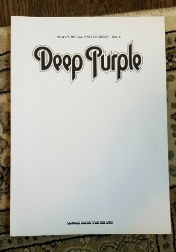 DEEP PURPLE Heavy Metal Photo Book Vol. 4 Japanese Rock Book Ritchie Blackmore - Picture 2 of 12