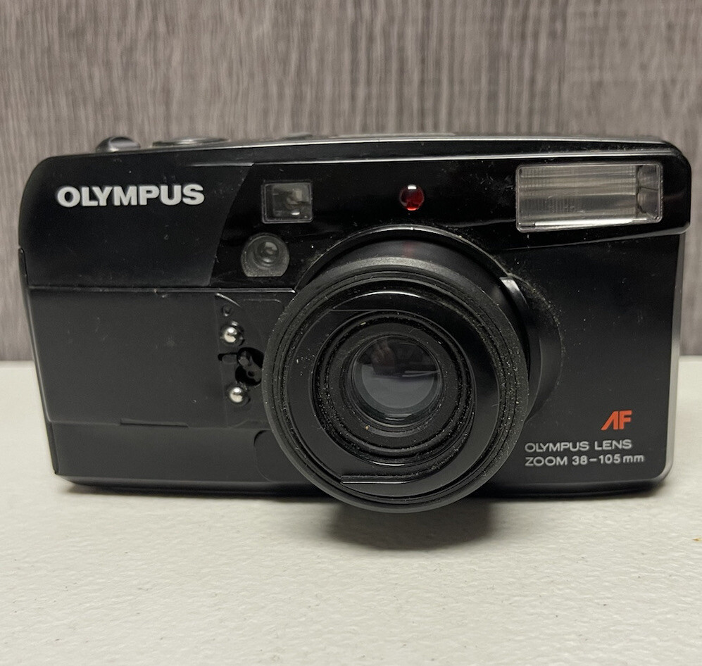 Olympus Super Zoom 105R Ultra Compact 38-105 Camera W/ Film