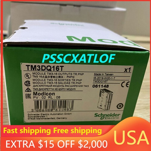 One Schneider TM3DQ16T PLC Module New In Box Fast Shipping TM3DQ16T US Free TAX - 第 1/1 張圖片