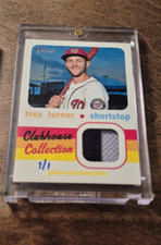 2020 Topps Heritage * Trea Turner * Clubhouse Collection * Jersey Relic * 1 of 1