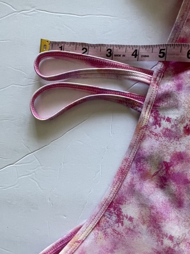 Cat & Jack Girls size XL (14/16) One-Piece Wicking Pink Tie Dye Swimsuit - Picture 16 of 17