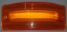 International 1669481C1 Amber Lens Cover 5-1/2" x 2"