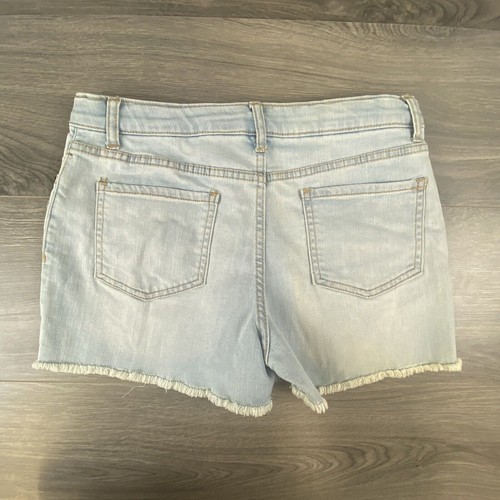 Pantaloncini Cat and Jack XL 14/16 Ragazza Denim Blu Super Elasticizzati Nuovi Con Etichette - Foto 4 di 6
