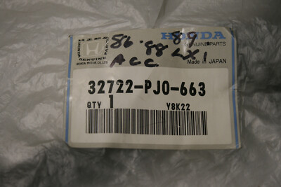 32722-PJ0-663 Genuine OEM Honda Ign. Cable Set Accord/Prelude 85-89 | eBay