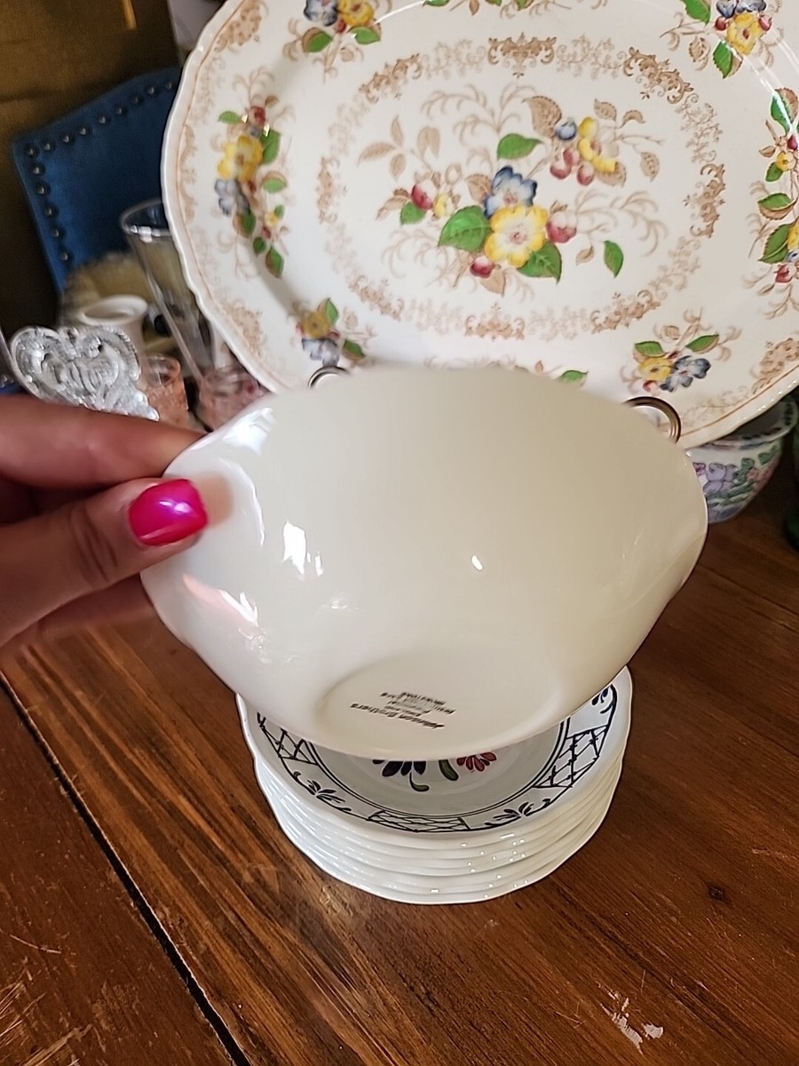 2個セット　Johnson Brothers ボウル皿　英国製 Johnson Brothers Ironstone 6.5