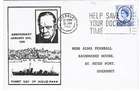 GB Guernsey Herm Anniv Liberation Day Winston Churchill FDC