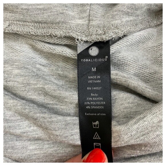 Yogalicious Women's Soft Grey Loose Fit 