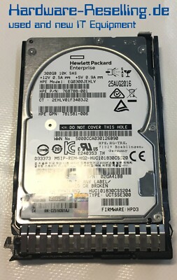 For HP 300 g 10 k 12 gb/s 2.5 -inch SAS server hard drive, 862119-001, 781581-006