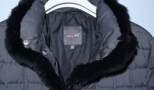 DUVETICA Womens Gray Buttons Down Jacket Size 46 - Picture 4 of 10