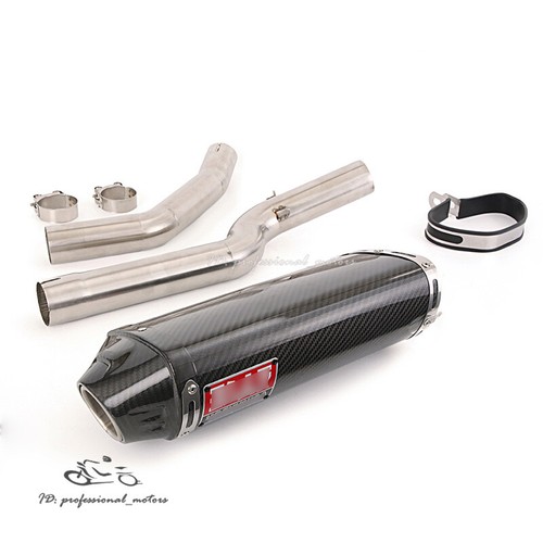 Sistema silenciador de carbono conector de tubo de escape para Honda CBR600RR 2005-2023 - Imagen 9 de 12