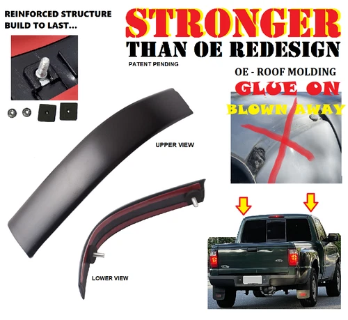 Upgraded Roof Molding For 98-2011 Ford Ranger XL5Z-1051729-APTM Left Driver Side