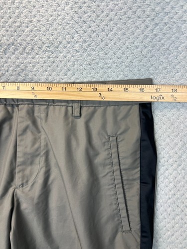 Pantalones de golf J Lindberg para hombre OC rayas laterales pierna recta ocio comodidad 33X34 - Imagen 16 de 19