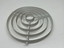 Luxo Task Lighting Fixture Plastic 5-Ring Louver Shade Lens Bulb Protector