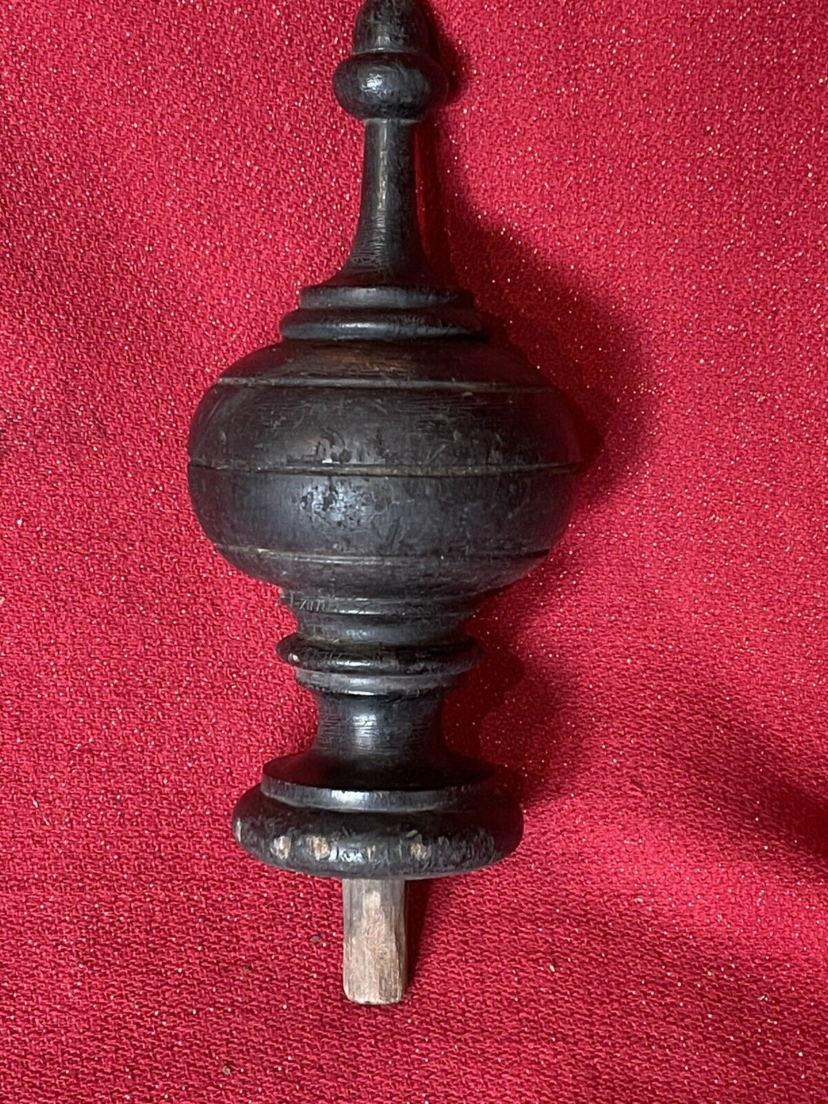 Extra Large Antique Wood Ornate Victorian ACORN FINIAL Architecture Salvage
