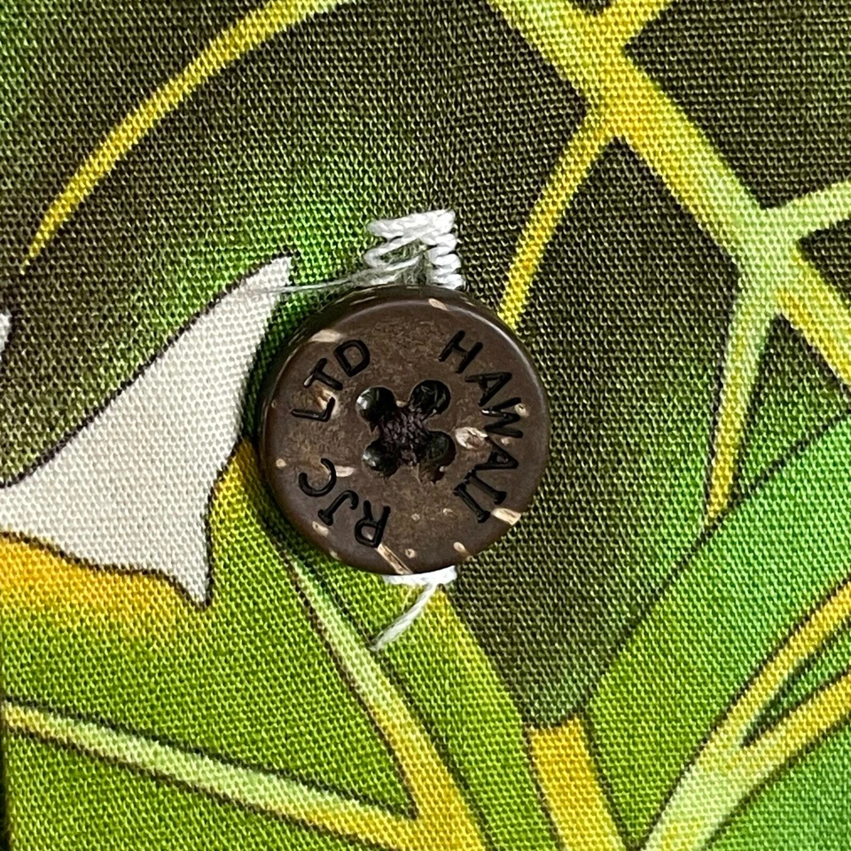 Camisa De Colección Islas Hawaianas EE. UU. Abotonada Manga Corta Loro Magnum PI Talla 4X Foto 4 de 4