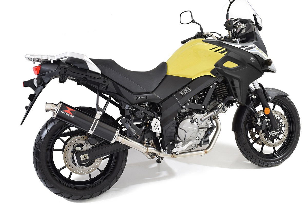 DL650 V-STROM 2017-2024 Full Exhaust System 400mm Round Silencer