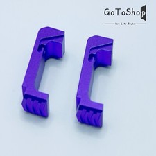 2 PK Extended Mag Release for the Glock 43x 48 Aluminum Purple
