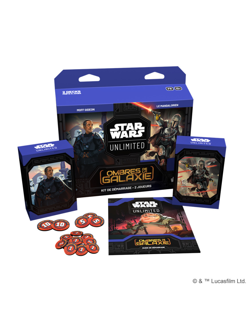 Star Wars Unlimited Ombres de la Galaxie Édition Premium de Démarrage en Français FFSWH0203FR