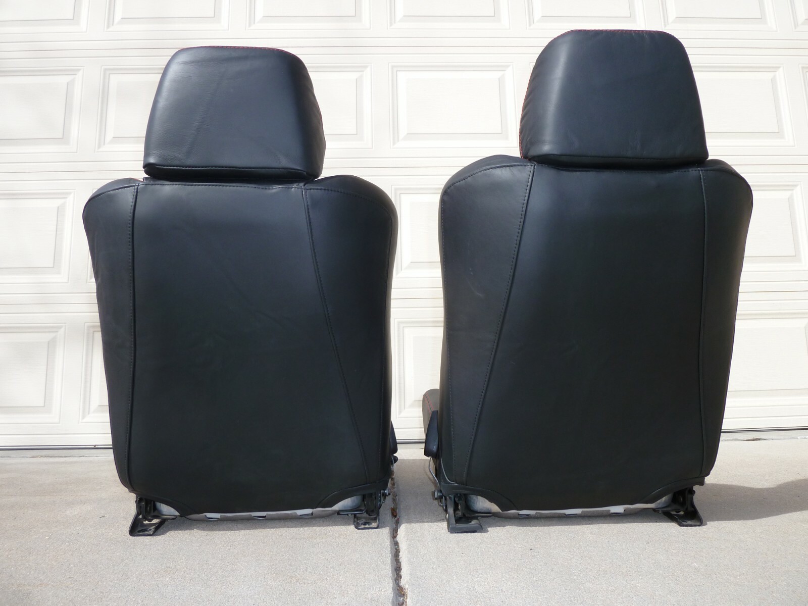 NEW Leather 1991-2005 Acura NSX Factory Seats Perforated Black Red Stitching 