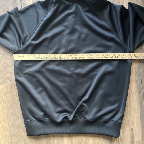Nike The Athletic Department Men’s Retro Track Jacket Black With Grey Stripes L - Picture 8 of 10