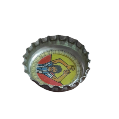 DANONE WC ESPAÑA 82 Very rare new sticker #47 Team - Diego Maradona