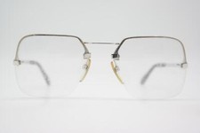 Vintage Glasses Neostyle ACADEMIC 20 Silver Half-Rim Eyeglass Frame