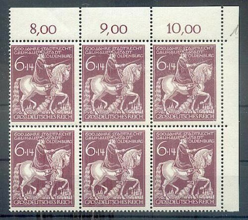 Dr-3.Reich 907IV Abart ** Mnh Postfrisch Bpp (35645