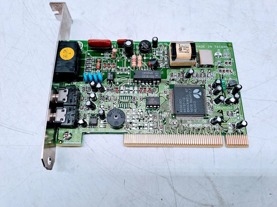 Tarjeta módem fax Motorola FM07008UA PCI Foto 2 de 3